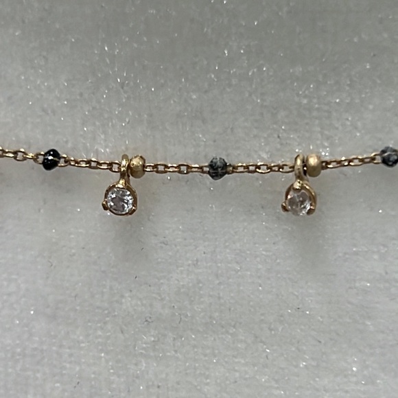 NWT Anthropologie black stone necklace - Picture 4 of 12